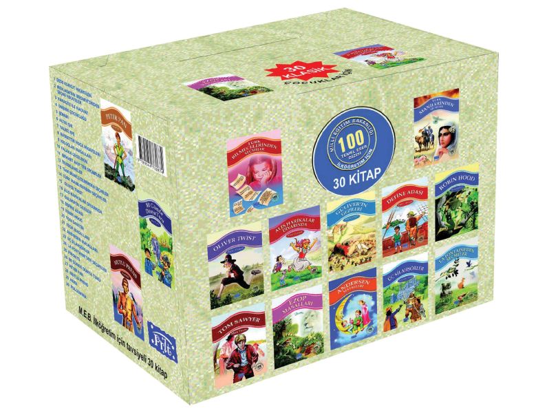 100 Temel Eser 1. Kademe Kutulu 30 Kitap