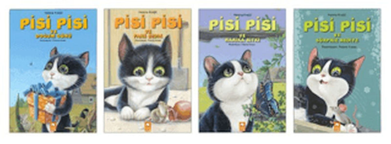 Pisi Pisi 4 Kitap Set-zoom-