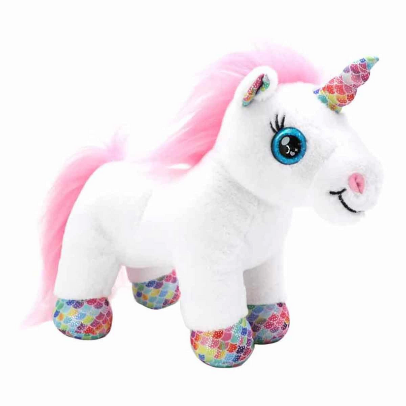 Cutekins Plush Unicorn Lou Lou with Carrying Bag-zoom-