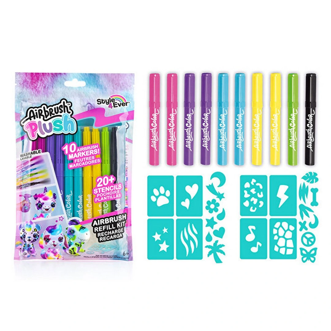 Airbrush Plush Coloring Pen Refill