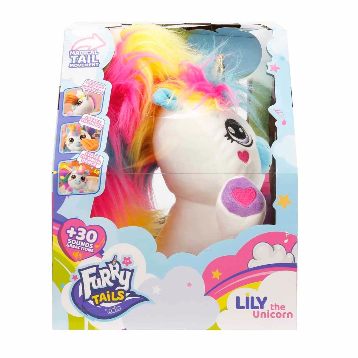 Lily Sound and Light Unicorn Plush-zoom-5