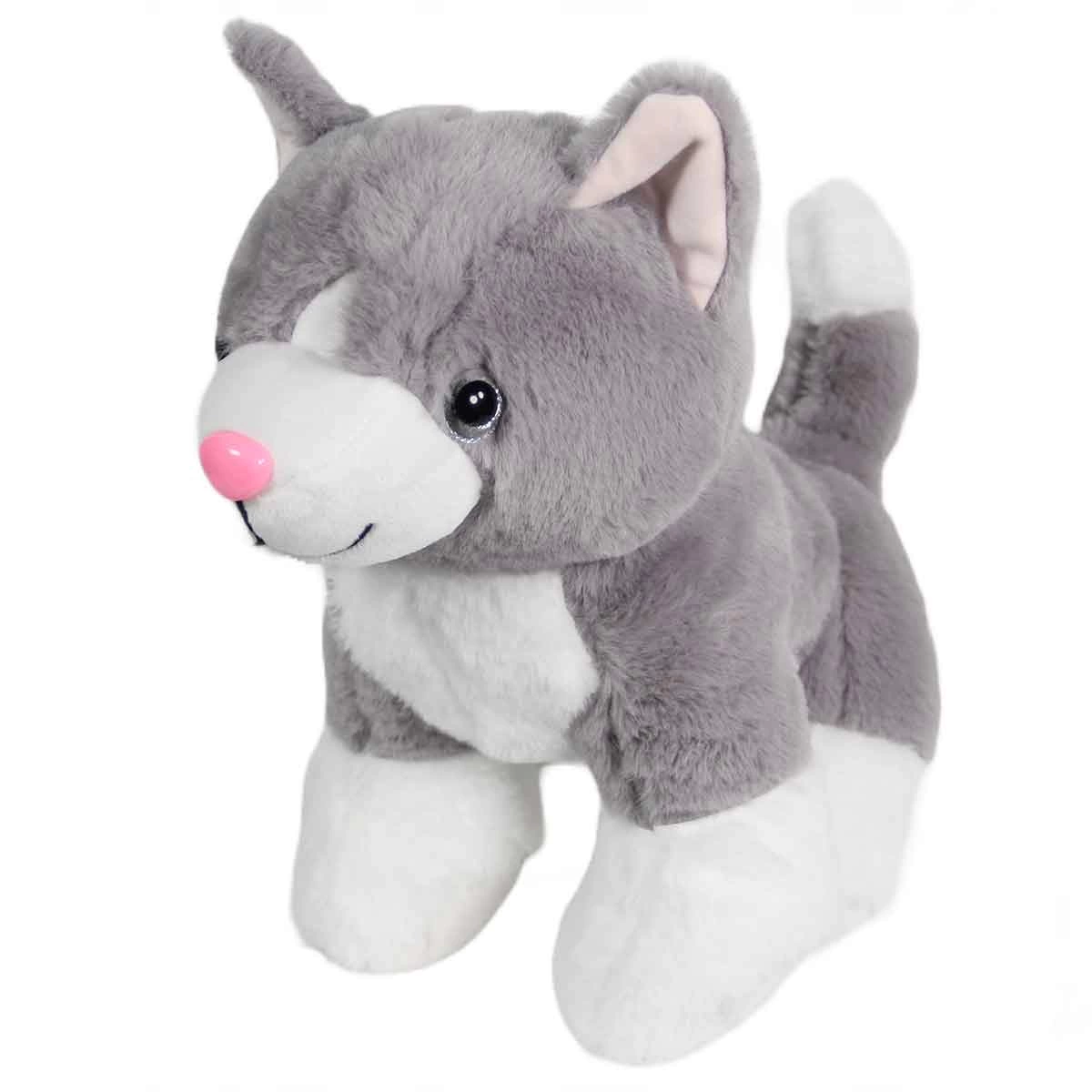 Cat Plush Gray 36 cm-zoom-2