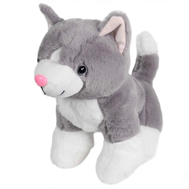 Cat Plush Gray 36 cm-zoom-