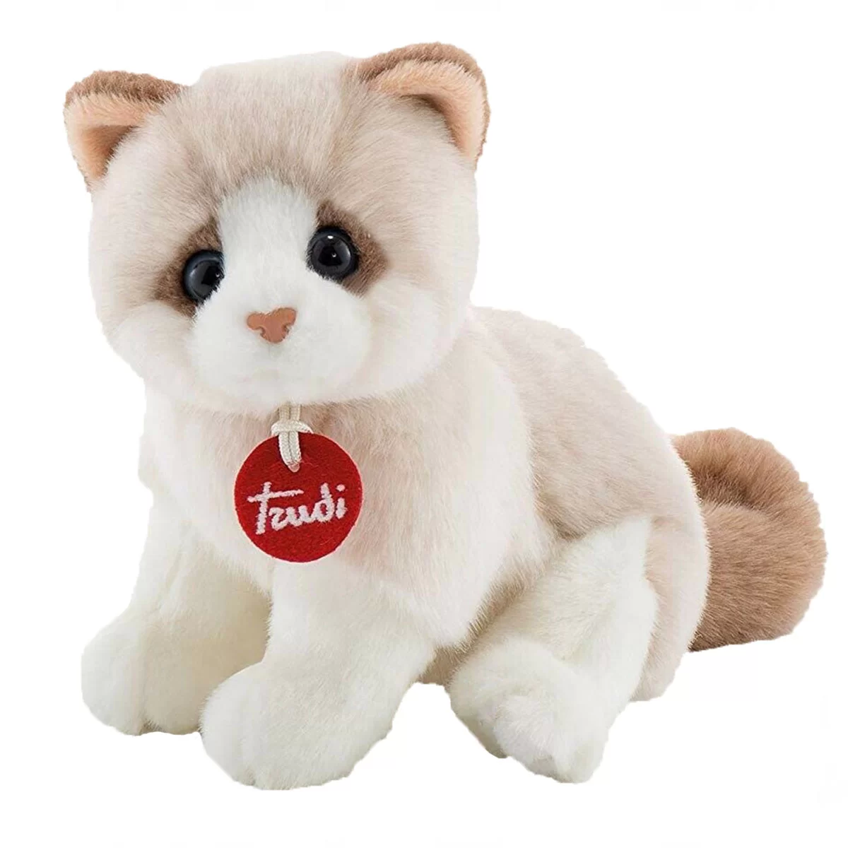Trudi Kitty Plush White Beige Cat 20 cm-1