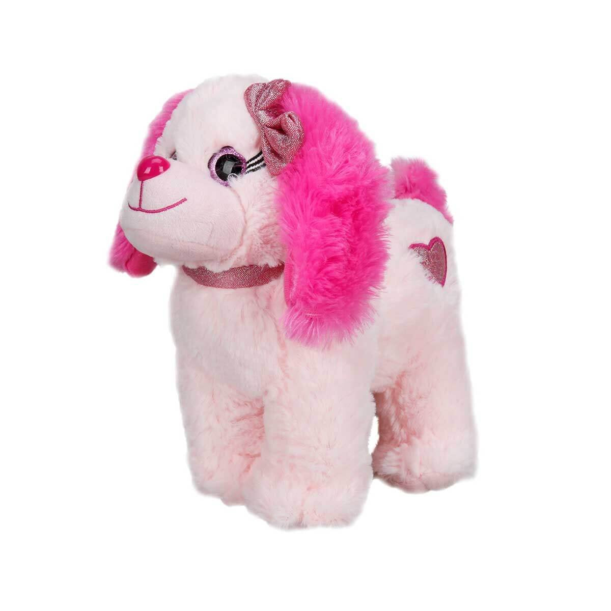 Colorful Plush Dog 25 cm-1