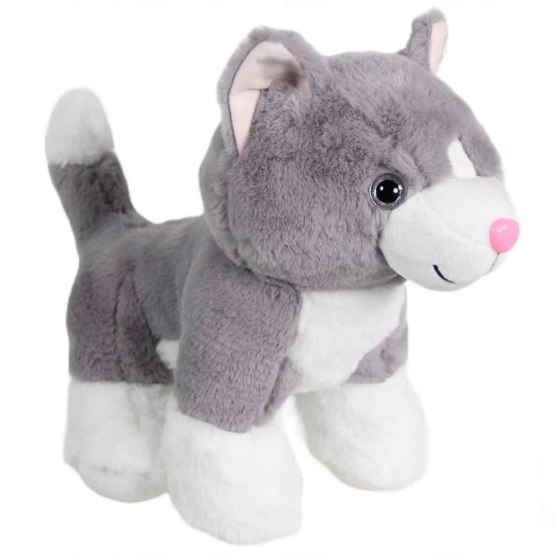Cat Plush Gray 36 cm-zoom-