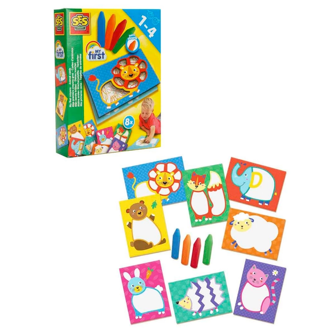 My First Coloring Pencils and Animal Cards-zoom-1