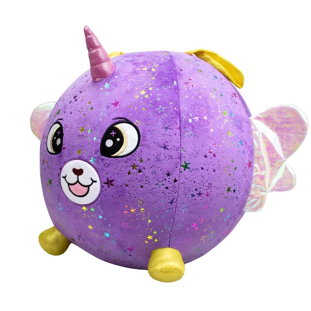 Biggies Inflatable Plush Purple Dog XXL Shiny Corns S2-zoom-2