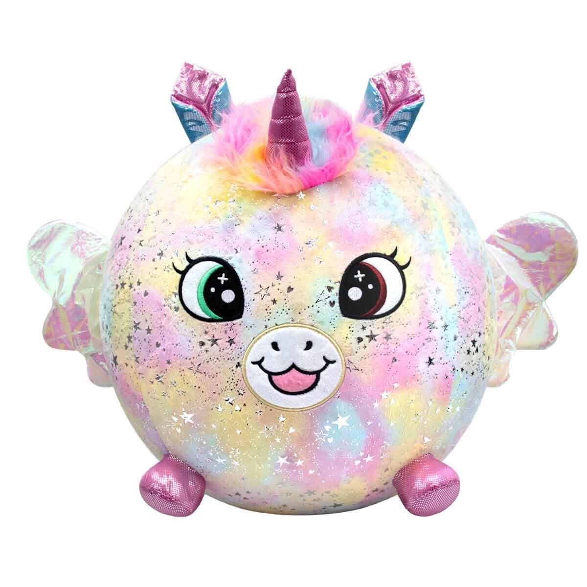 Biggies Inflatable Plush Unicorn XXL Shiny Corns S2