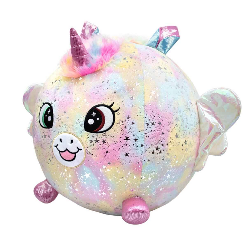 Biggies Inflatable Plush Unicorn XXL Shiny Corns S2-zoom-